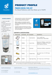 P902976 Diesel Fuel Kit For Flow Rates up to 114LPH